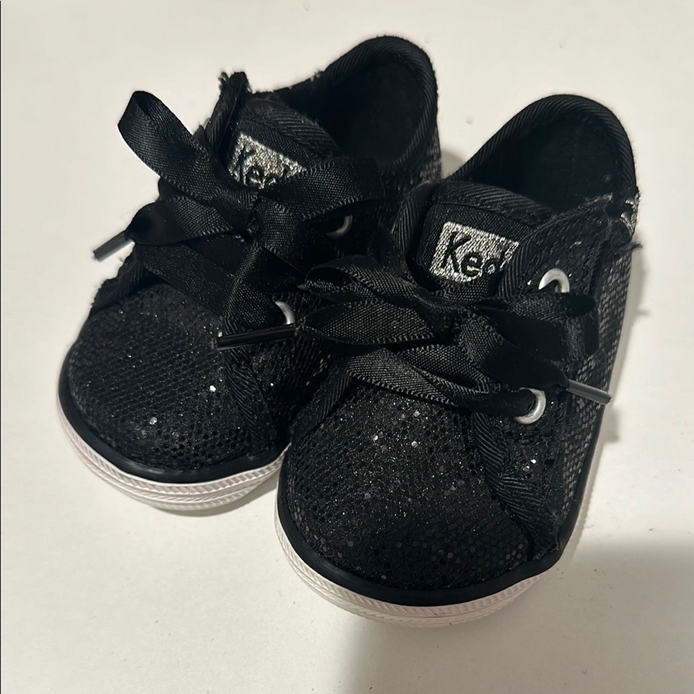 Keds Black Baby Walker Shoes